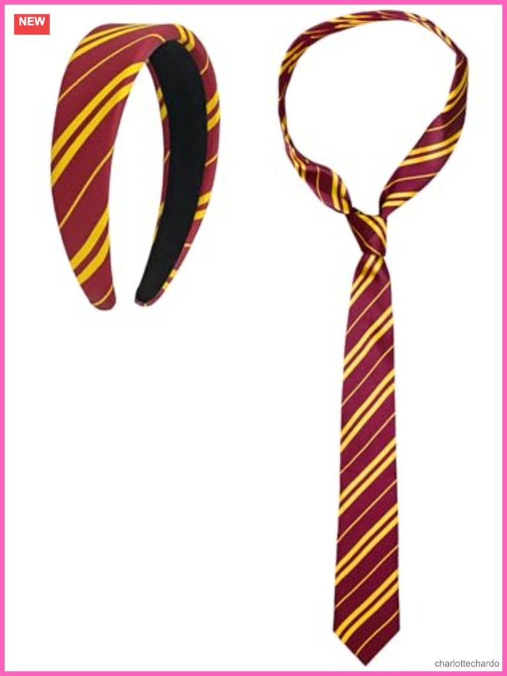 Wizard Costume Accessory Set Headband Tie Satin Cosplay Party